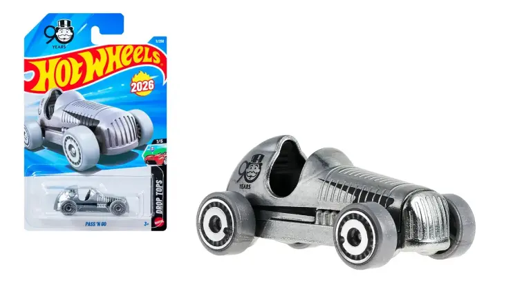 Monopoly et Hot Wheels fusionnent le pion Voiture en une miniature de collection